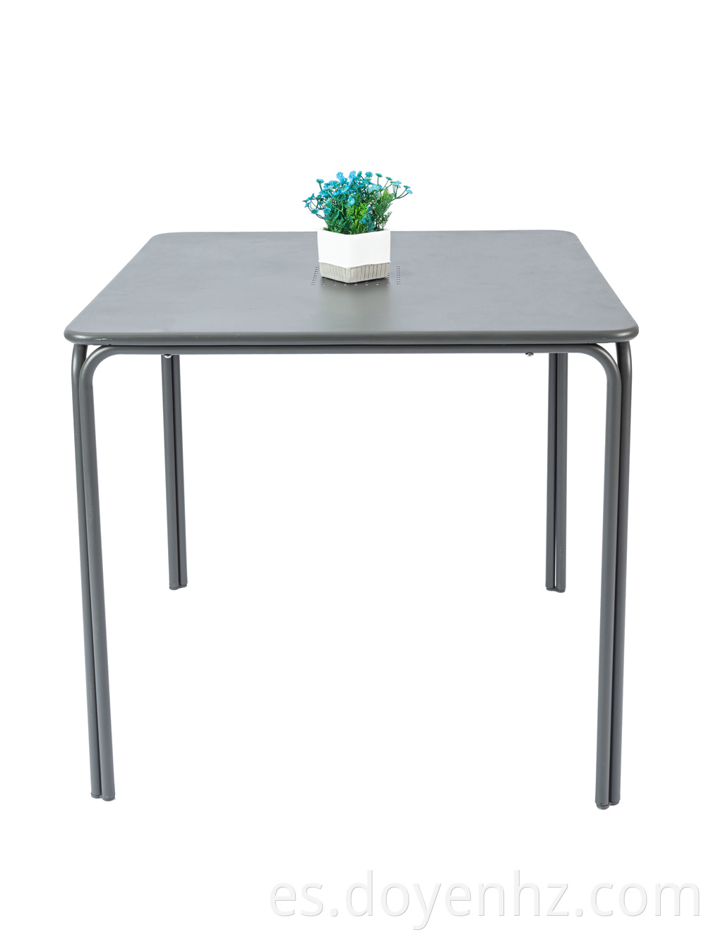 Metal Square Dinning Table